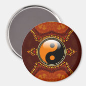 地球部族ニューエイジ陰陽磁石 マグネット (正面/裏面)