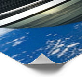 地球風変わり上のUFO ポスター (角)