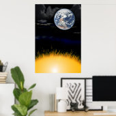 地球風火ポスター ポスター (ホームオフィス)