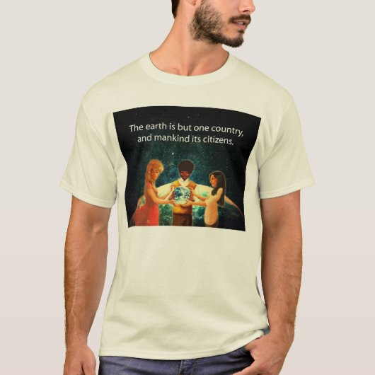 地球1ヶ国 Tシャツ (正面)