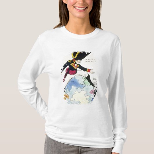 地球1803年上の大またへの停止 Tシャツ (正面)
