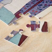 地球1925年(色のlitho) ジグソーパズル (側面)