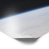 地球2の上の軌道上のハッブル宇宙望遠鏡 フォトプリント (角)