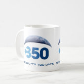 地球350 コーヒーマグカップ (正面左)