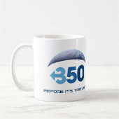地球350 コーヒーマグカップ (左)