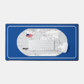 地球、あなたはここにいる デスクマット (キーボード&マウス)