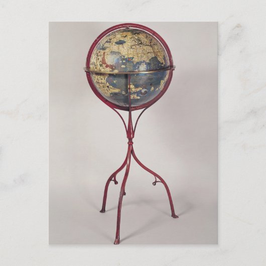 地球，インディアン海を表示 ポストカード (正面)