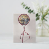 地球，インディアン海を表示 ポストカード (スタンド正面)