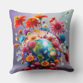 地球 クッション (裏面)