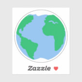 地球 シール (シート)