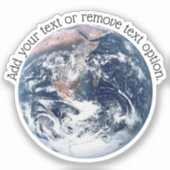 地球 シール (正面)