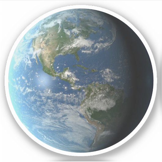 地球 シール (正面)