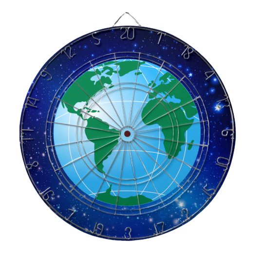 地球 ダーツボード (正面)