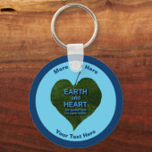 地球 – ハートアナグラム キーホルダー (正面)