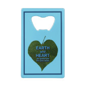 地球 – ハートアナグラム クレジットカード栓抜き (裏面)