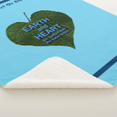 地球 – ハートアナグラム シェルパブランケット (3/4)