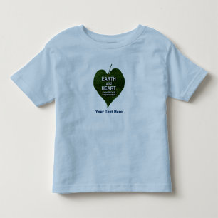 地球 – ハートアナグラム トドラーTシャツ