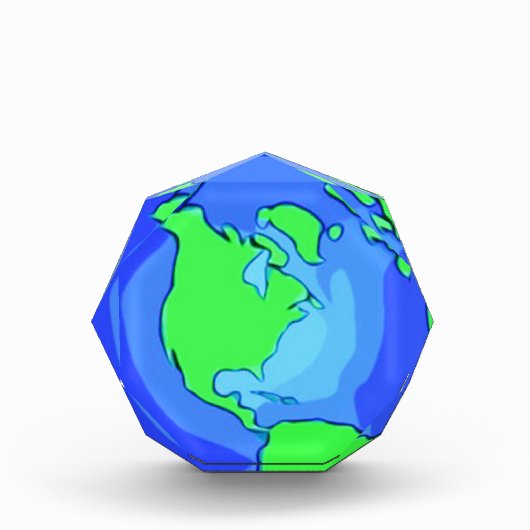 地球 フォトブロック (正面)