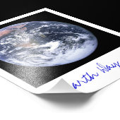 地球 フォトプリント            (角)