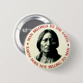 地球-ボタン 缶バッジ (正面&裏面)