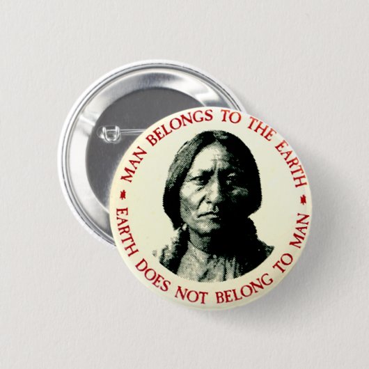 地球-ボタン 缶バッジ (正面&裏面)