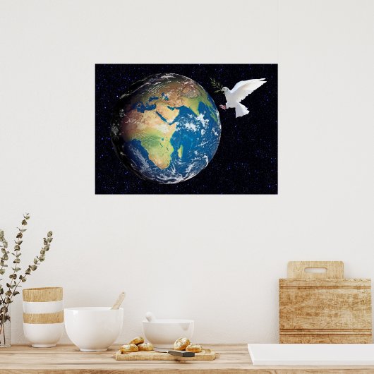 地球 ポスター (キッチン)