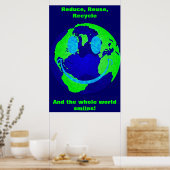 地球 ポスター (キッチン)
