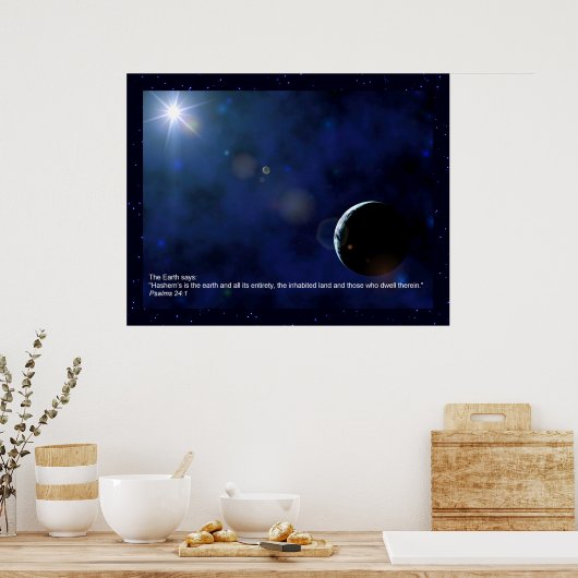 地球 ポスター (キッチン)