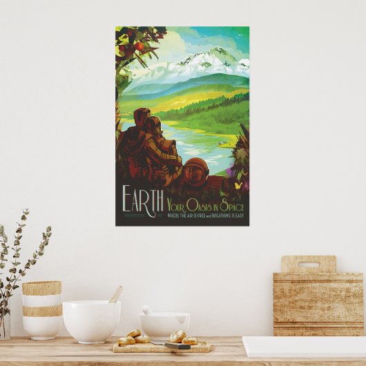 地球 ポスター (キッチン)