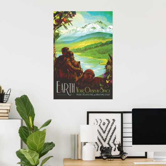 地球 ポスター (ホームオフィス)