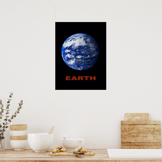 地球 ポスター (キッチン)