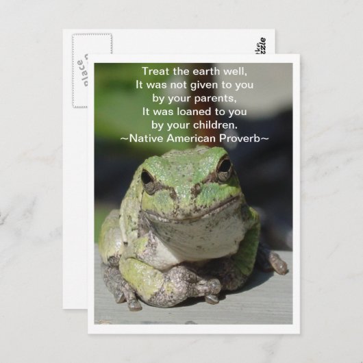 地球 ポストカード (正面/裏面)