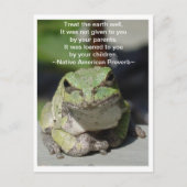 地球 ポストカード (正面)