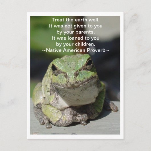 地球 ポストカード (正面)