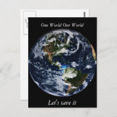 地球 ポストカード (正面/裏面)