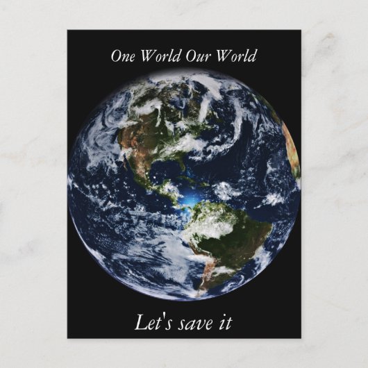 地球 ポストカード (正面)