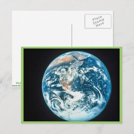 地球 ポストカード (正面/裏面)