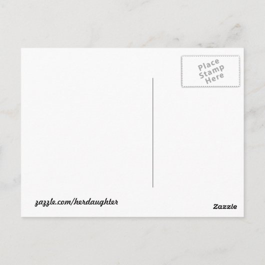 地球 ポストカード (裏面)