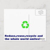 地球 ポストカード (裏面)