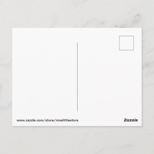 地球 ポストカード (裏面)