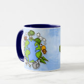 地球 マグカップ (正面左)