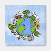 地球 マグネット (正面)