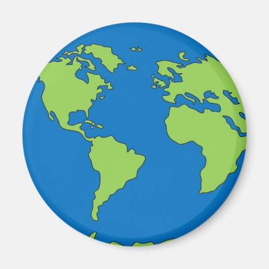 地球 マグネット (正面)