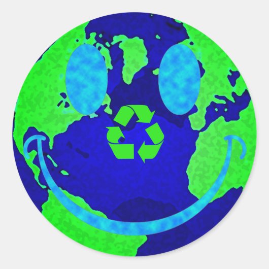 地球 ラウンドシール (正面)