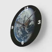 地球 ラウンド壁時計 (傾斜)