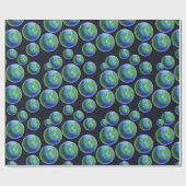 地球 ラッピングペーパー (フラット)