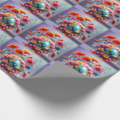 地球 ラッピングペーパー (角)