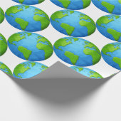 地球 ラッピングペーパー (角)