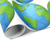 地球 ラッピングペーパー (ロールコーナー)