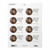 地球 ラベル (フルシート)